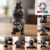 Yoga Master Hippo Statue Handcrafted Resin Hippopotamus Figurine Hippo Figurine Yoga Statue Meditation Hippopotamus For Home