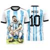 Heren voetbalshirt ronde hals comfortabel sport top sneldrogend