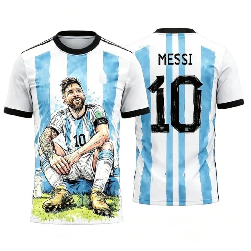 Heren voetbalshirt ronde hals comfortabel sport top sneldrogend