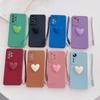 Mi11lite Love Heart Lanyard Silicone Case On For Xiaomi Mi 11 Lite 5g Ne 12 12s Pro Mi12lite 10t 11t 11lite Camera Cover POCO X3 X4 M3 M4  Case