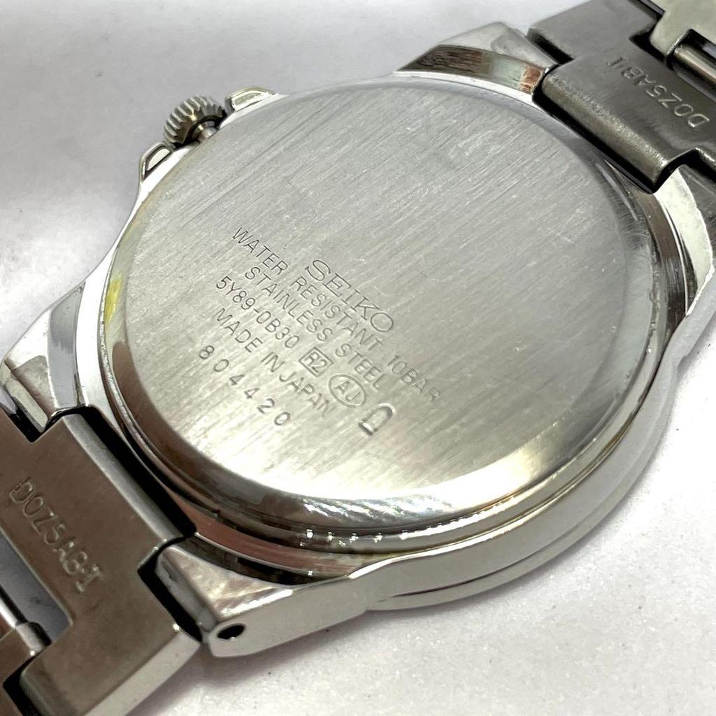 [USED] 31 SEIKO Lucia Women's Day Date Watch with Blue Dial and Silver Accents