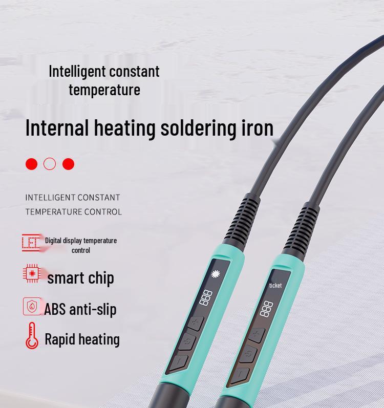 90W Digital Temp-Control Soldering Iron for Household Welding & Hot Stamping