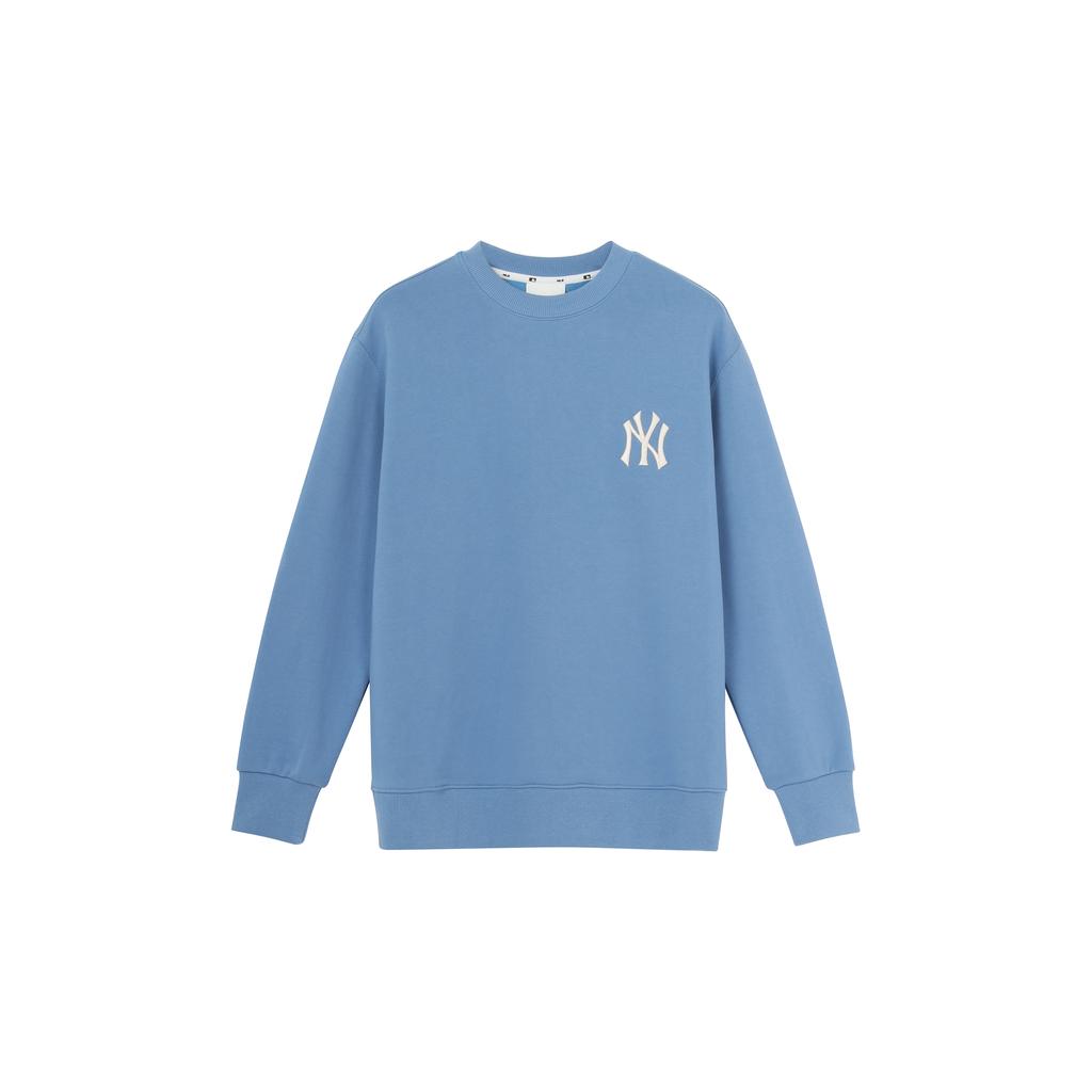 New MLB Old Flower Sweatshirts Unisex Blue 31MTM1041-50S