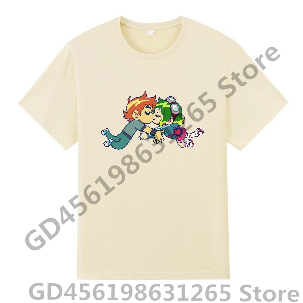 Scott Pilgrim Takes Off T Shirt UnisexWomen Harajuku Kawaii Tops Y2k Unisex Anime Tees Fashion Tops Casual Boysgirls Clothing