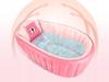 Baby Bath Travel Inflatable Tourist Bath 82X57X28Cm