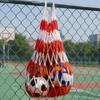 2pcs Nylon Material Sports Ball Net Bag Large Ball Mesh Bag  Team Sports Training