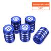 5pcs Car 3D Metal Wheel Tire Valve Cover Core Cap For VW Golf 6 7 8 4 5 MK4 M133 MK5 MK6 B6 GTI Amarok T5 Phaeton Teramont ID3 Tiguan