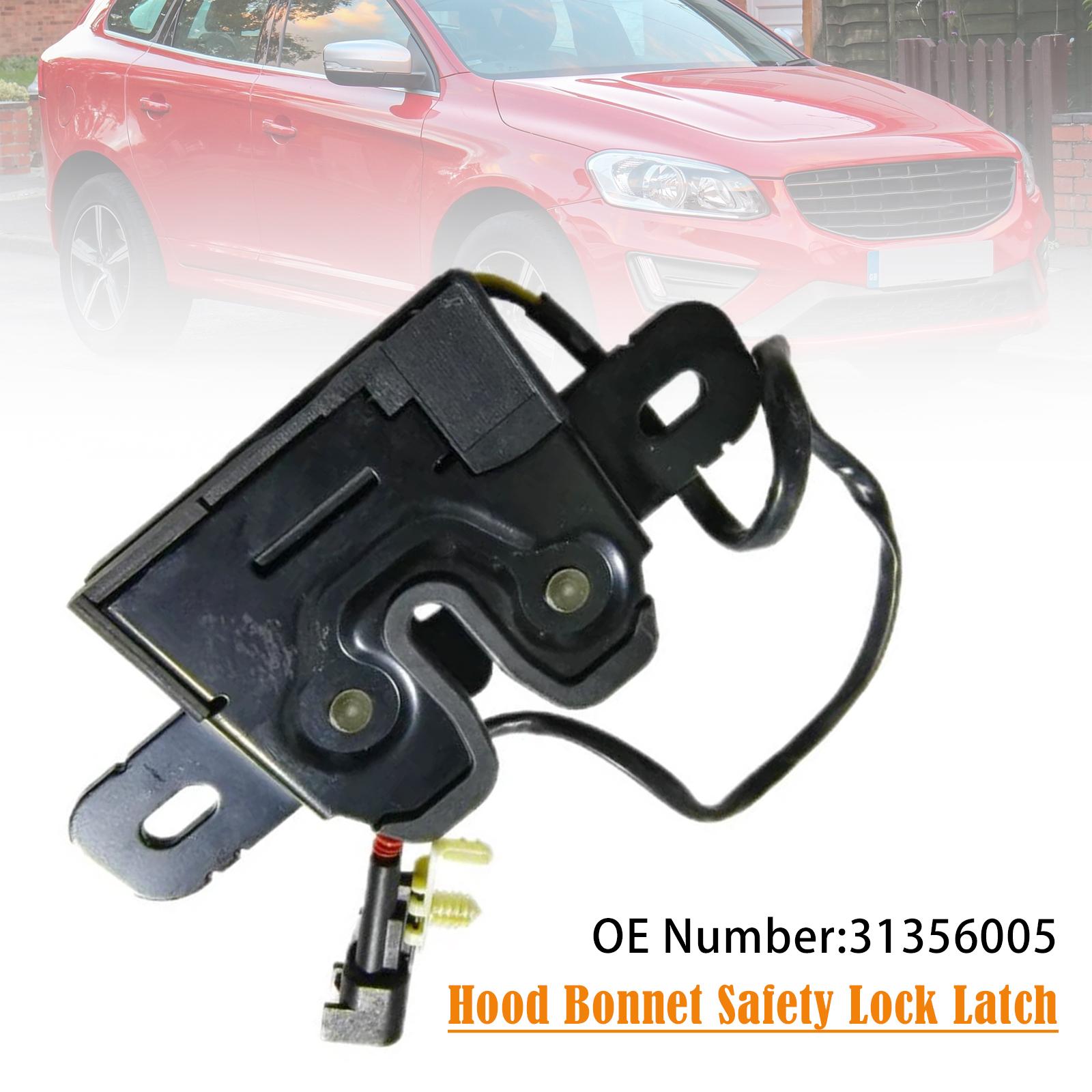 Hood Bonnet Safety Lock Latch 31356005 For Volvo XC60 2010-2017