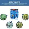 1Pc Jeans Pants Shaped Flowerpot Resin Statue Succulent Pot Plant Flower Planter for Indoor Garden Yard Lawn Porch Patio Outdoor