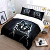 Mystic Wolf Night Design Set Bedding Duvet Cover Set Duvet Cover Pillowcases  (1*Duvet Cover 2*Pillowcases, without duvet insert)