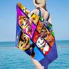 Dog Paw Heroes Beach Towel, Super Soft Microfiber, Gift for Her/Him, Birthday, for Pool, Beach, Travel, Home Decor Fan gifts