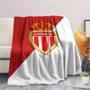 1Pc AC Monza Print Flannel Blanket High Quality Warm Comfortable Cover for All Seasons Perfect for Gifts Home Decor