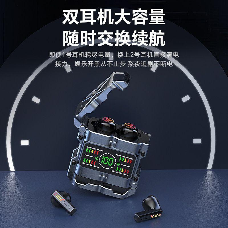 M60 Gaming Wireless Bluetooth Earbuds With Long Battery Life Dual Device Pairing Clip-On Design Custom Mold