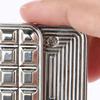 1/2Pcs Metal Fidget Slider Portable Stress Anxiety Relief Textured Slider Kids Teens Adults Magnetic Fingertip Slider Pocket EDC Slider Sensory Toy