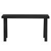 140 Cm Console Table, Modern Desk Behind the Couch, Wooden Rectangle Entrance Desk, Narrow Long Sofa Table Accent Stand, Ideal for Hallway, Bedroom,