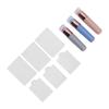 Silicone Brush for Ombre Nail Art Portable Chrome Applicator Chrome Nail Powder Applicator Stamping Plates for Nail