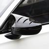 For Honda Civic 11th   2024 Car Sticker Rearview Side Mirror Cover Wing Cap Exterior Door Rear View Case Trim Carbon ABS