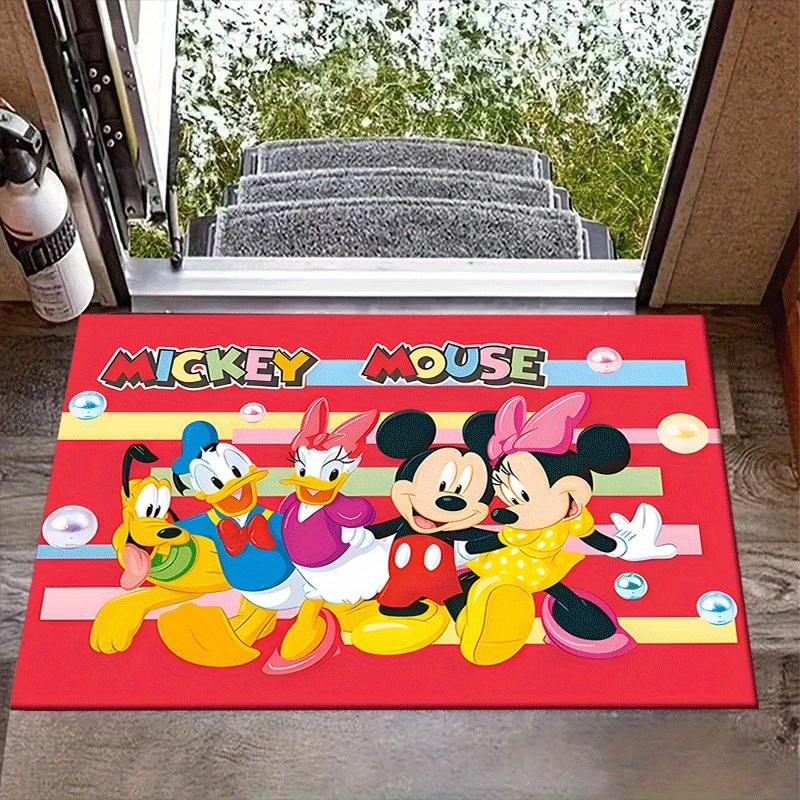

1pc Mickey Mouse and Friends Rug Anti Slip, Non Shedding, Ideal for Living, Bedroom & Laundry Handcrafted Home Decor 60cm by 90cm