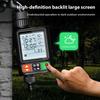 Water Timer Garden Hose Sprinkler Timer 10 Programmable Automatic Rain Delay 3.3 Inch LCD Screen IP54 Rainproof