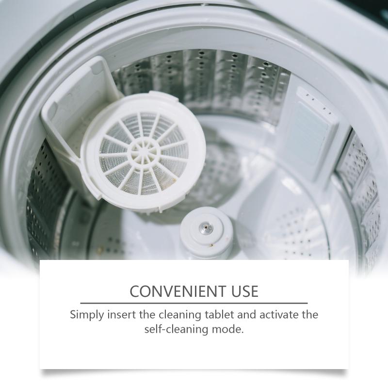 Washing Machine Cleaning Tablets - Gentle Stain And Scale Removal Effervescent Tablets Household Washing Machine Daily Cleaning