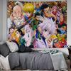 1pc Wall Art Graffiti Creative Theme Pattern Printing Tapestry Suitable For Teenagers Bedroom Party Scenario Street Color Art