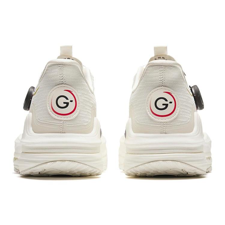 New Anta Champion All Weather Series Cushioning Wear Resistant Low Top Running Shoes Men's White Red 112345508A-1