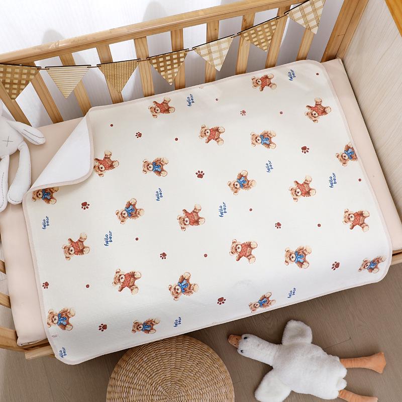 Waterproof & Washable Incontinence Bed Pad: Pure Cotton, Breathable, for Babies, Elderly, and Menstrual Use