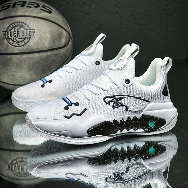 2025 Men New Casual High-Quality Glow-In-The-Dark Basketball Shoes with Rubber Outsoleevafriction  Style Sports Shoes Breathable