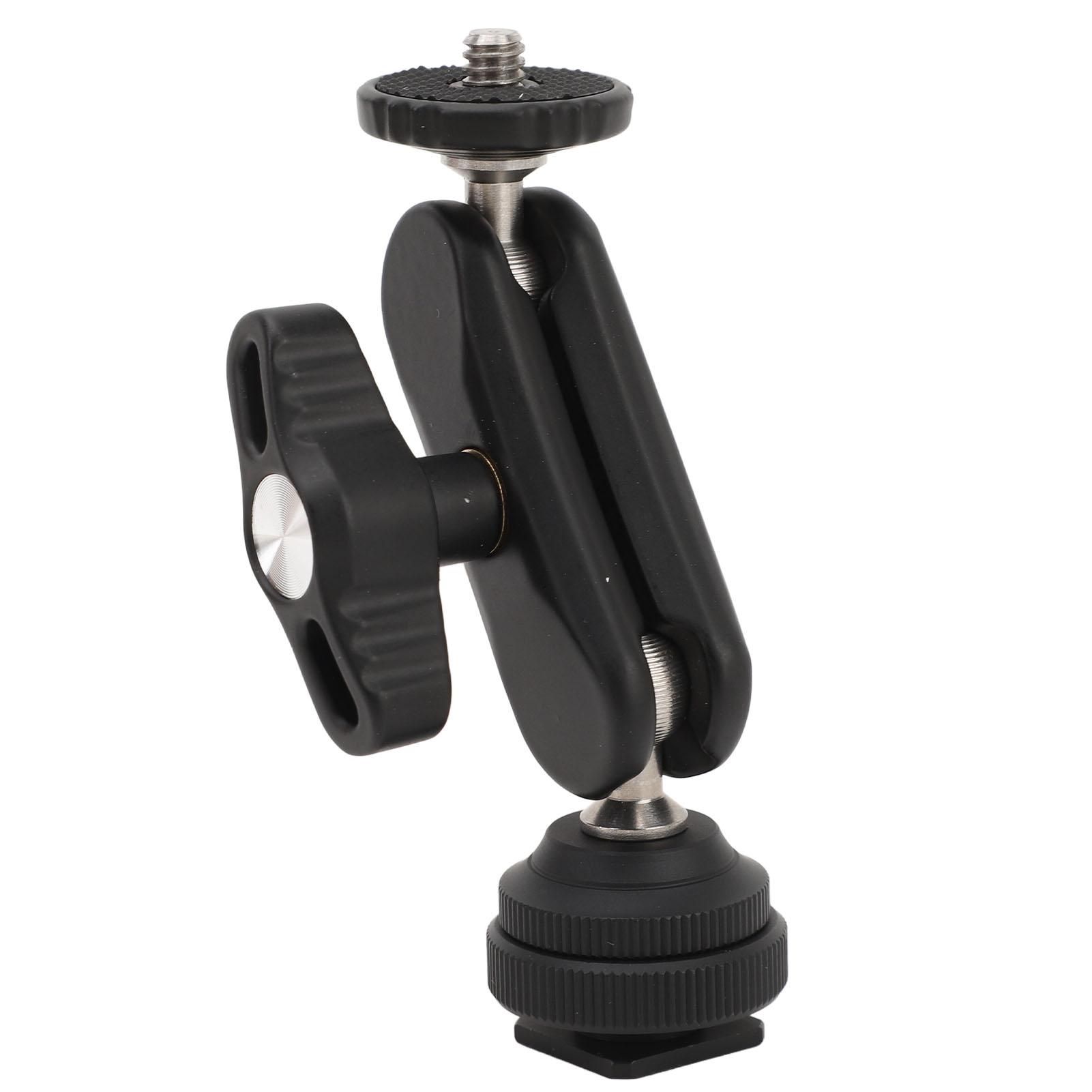 

Friction Arm with Dual Ball Head Camera Extension Flexible Articulating Arm with Cold Shoe Mount