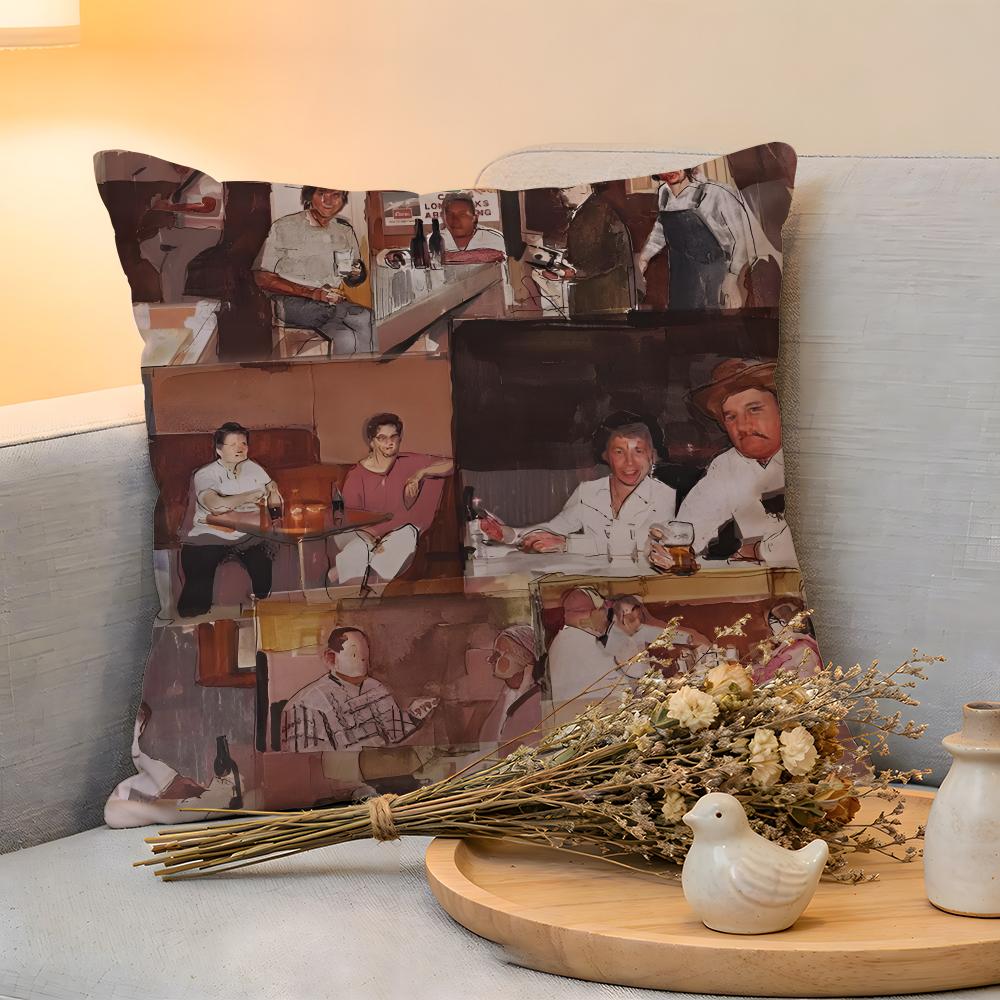 Cushion Cover Linen SkinFriendly Soft Decorative Case For Sofa Home Decor ZZach Bryan Pillow cover
