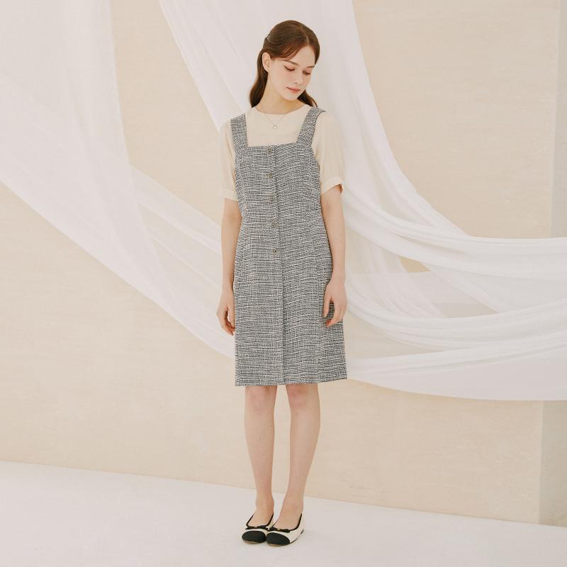 SOUP Bustier Tweed Dress (Sy3Opma)