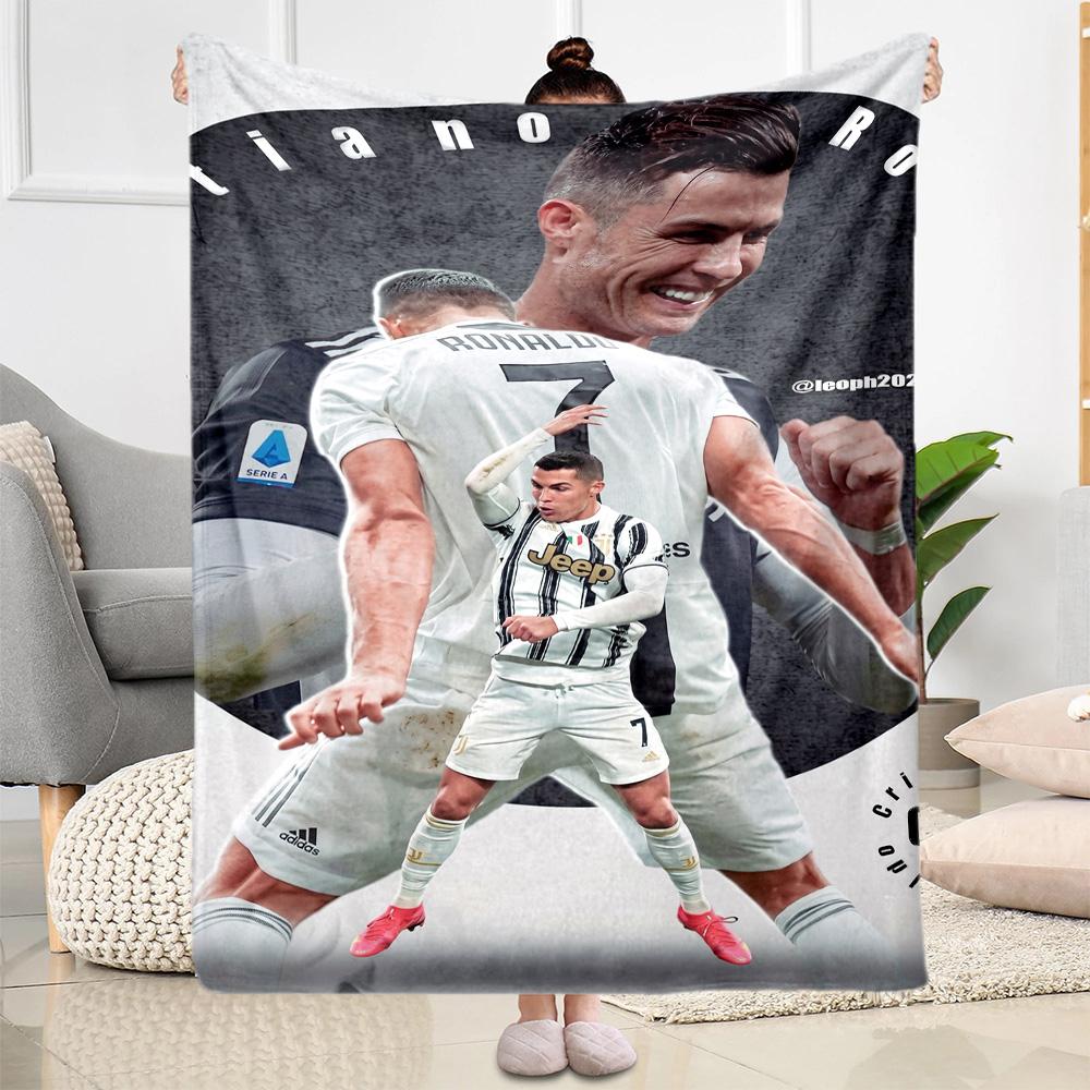 Ronaldo's Juventus Celebration Blanket Warmthful Decor Perfect for Picnics Chair Office Four Seasons Universal Stylish Decor