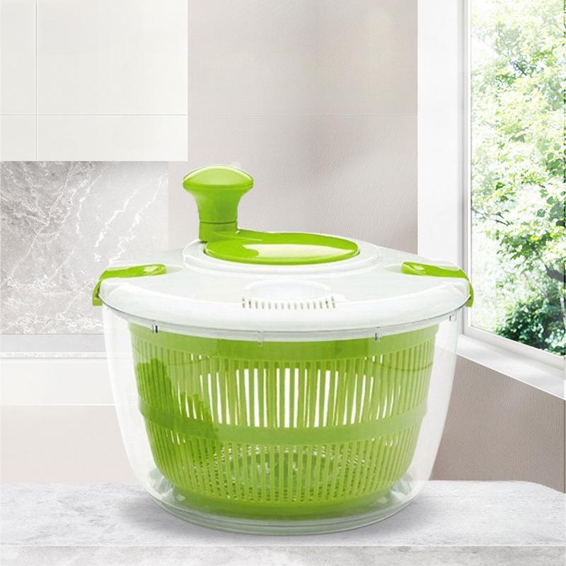 Home Vegetable Dehydrator, Multifunctional, Drain Basket, Vegetable Washing Basket, Kitchen Supplies, Fruit and Vegetable Salad Rotator