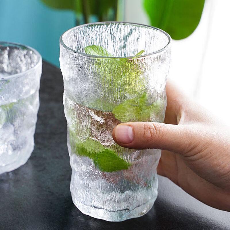 Shangqi Glacier Hammered Glass Tumbler