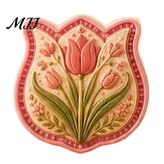 Fun Kitchen Gadgets for Families Spring Garden Mini Pie Mold, Food-Grade Silicone Cookie Cutter DIY Pastoral Style Cake Decorating Tools