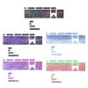 Clear PC Gaming Keycaps In Multiple Color Original Profile For Customizable Mechanical Keyboard
