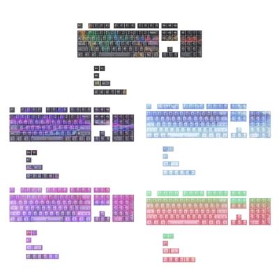 Průhledné PC herní klávesy v různých barvách, originální profil, pro přizpůsobitelnou mechanickou klávesnici