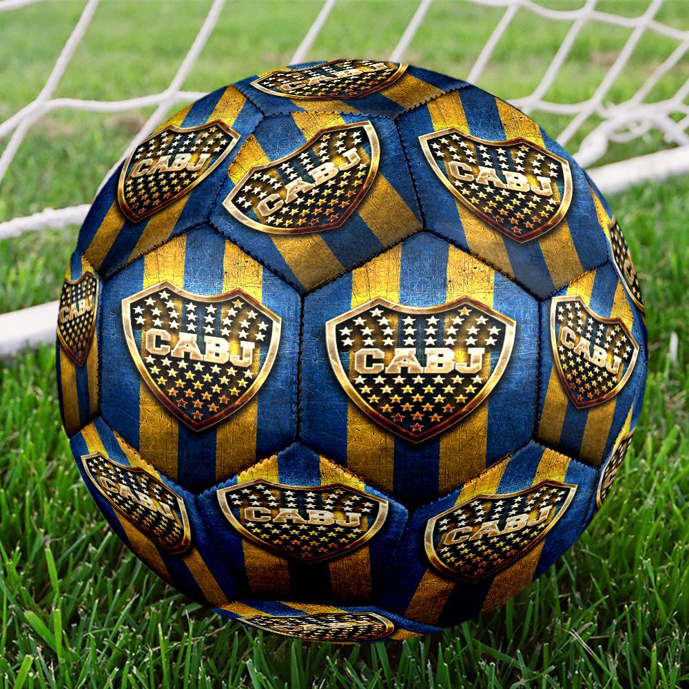 Boca Football Club Printed Size 5 Soccer Balls, High-Quality, Anti-Slip, Protective Football, A Unique Gift , Birthdays, Christmas Gifts