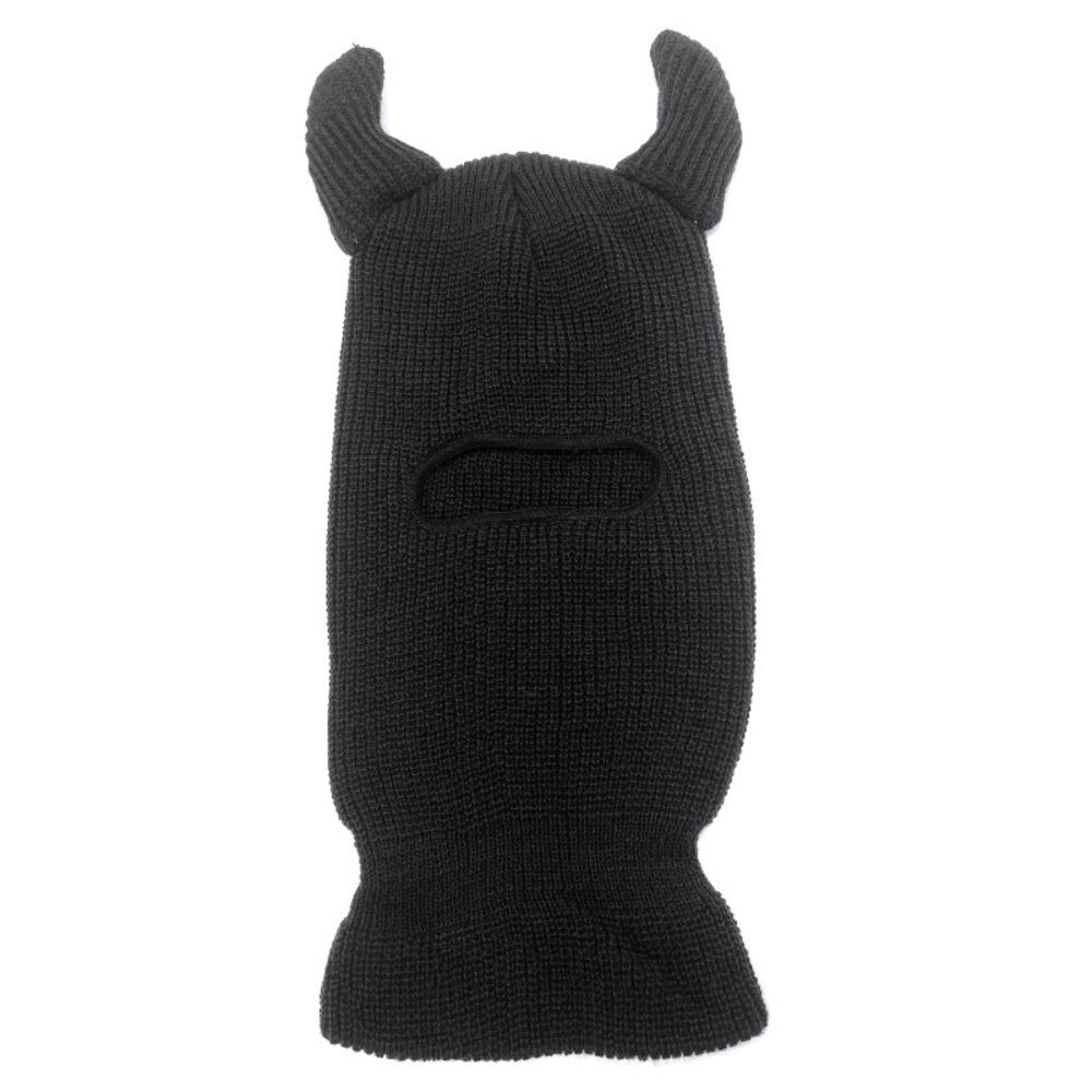 Single Hole Full Face Ski Mask Pullover Hat Halloween Cotton Hat  Outdoor Hip Hop