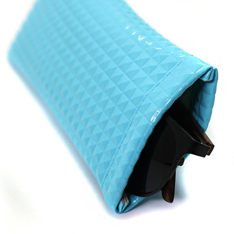 Women Sunglasses Bag For Men Glasses Case Wallet Storege Cases Portable Waterproof Glasses Storege Bags Candy Color PU Leather