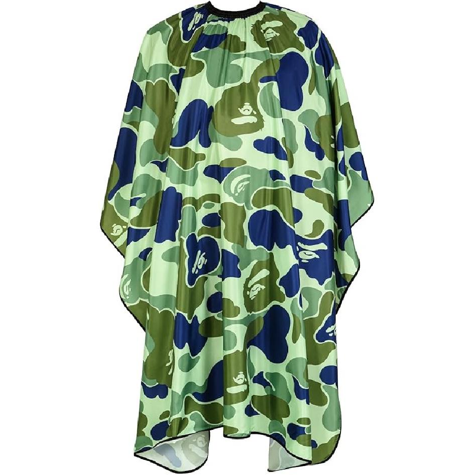 Professional Hair Cutting Cape Waterproof Barber Cape for Men Polyester Hair Styling Cape with Elastic Neckline