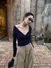 Women's American Lazy Style Loose Wide-Leg Pleated Patchwork Pants 2026