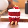 Fruitcake Plush Toy Cartoon Keychain Backpack Pendant Childrens Gift Holiday