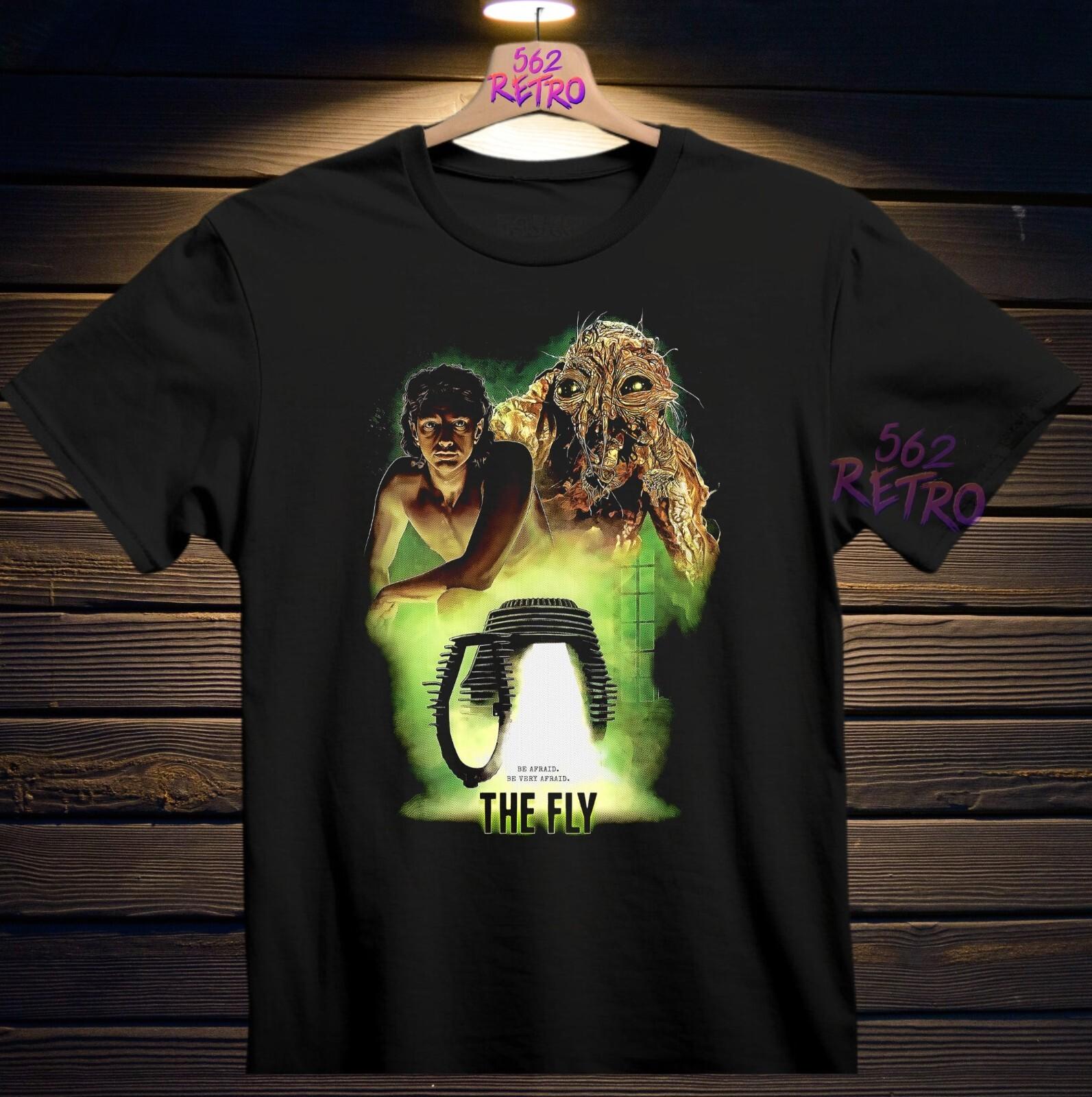 The Fly Horror, Sci-fi Movie Black T-Shirt S-3XL XL
