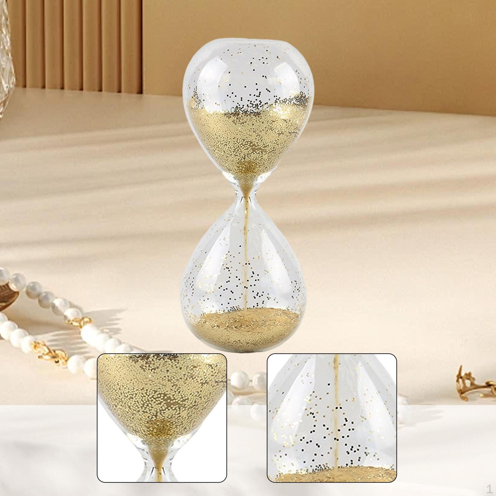

, Блестящее Украшение, Декоративная Песочница-Фигурка с Мелким Блестящим Песком в Стекле для Подарка, Приема золотой