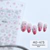 Ice Crystal Flower Nail Stickers - Sweet & Simple Nail Art for DIY Decor