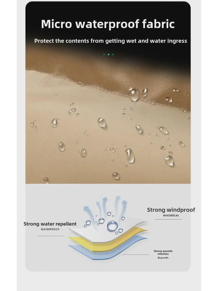 2024 Winter Unisex Dicke Doppel-Baumwolljacke mit Stehkragen