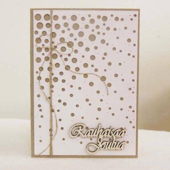 Circle Hole Background Metal Cutting Dies DIY Scrapbook Paper Card Craft