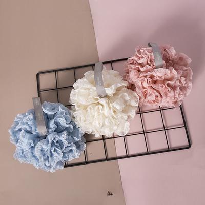 Cute Girl Bathing Bubble Back Scrubber Super Soft Cleansing Bath Ball