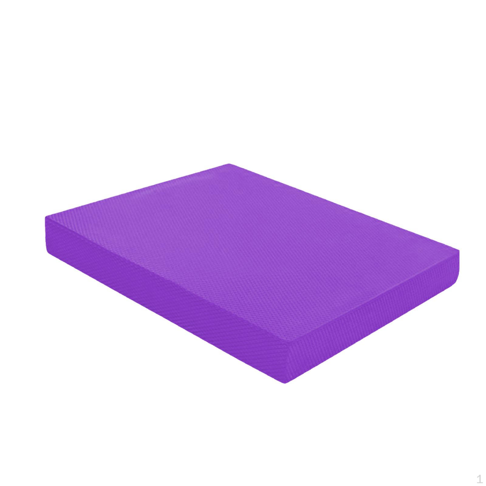 

Балансировочная подушка Пенопластовая доска Портативный Удобный TPE Коврик для йоги для Домашнего спортзала Пилатес Тренировка Ядро фиолетовый